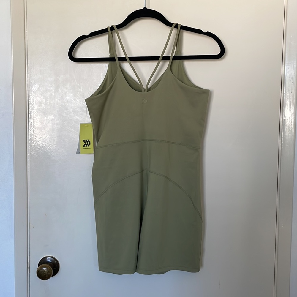All in Motion women’s green Short Bodysuit size L - Picture 8 of 10
